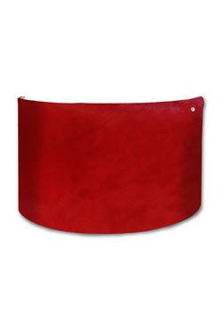 Wall lamp red cowhide color - Wall lights by Angel des Montagnes