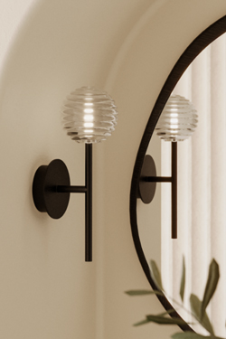 Doul golden bathroom wall light