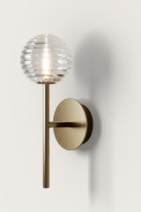 Doul golden bathroom wall light - Bathroom lighting by Aromas
