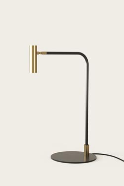 Contemporary black and gold desk lamp Maho - Desk lamps by Aromas