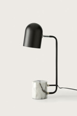 Luca swivel desk lamp in steel and marble  - Desk lamps by Aromas