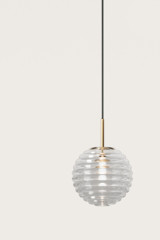 Doul suspension boule de verre cannelé - Suspension by Aromas