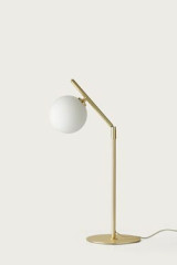 Lampe de table rétro avec diffuseur boule de verre opale Endo - Lampe de table by Aromas