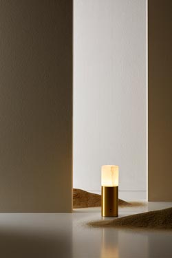 Lind lampe sans fil dorée
