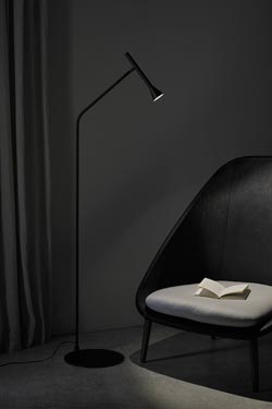 Liseuse orientable Design noir mat Lyb