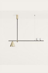 Black and gold design pendant Crane - Pendants by Aromas