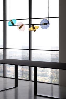 Ohlala ceramic 4-light pendant