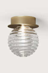Petit plafonnier en verre Doul  - Plafonnier by Aromas