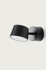 Petite applique de chevet orientable noire Nera  - Applique by Aromas