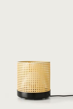 Stan lampe de table en cannage naturel