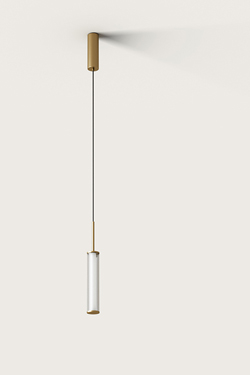 Suspension cylindrique en verre Ison  - Suspension by Aromas