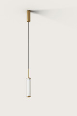Suspension cylindrique en verre Ison  - Suspension by Aromas