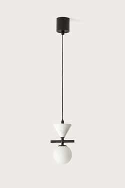 Suspension noire et blanche Oneta - Suspension by Aromas