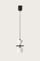Suspension noire et blanche Oneta - Suspension by Aromas