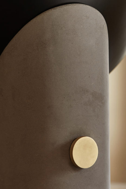 Bauhaus table lamp in concrete Lola