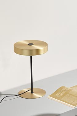 Contemporary gold table lamp Ambor