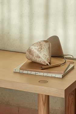 Iconic marble table lamp