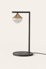 Table lamp in marble and optical glass Nino - Table lamps by Aromas