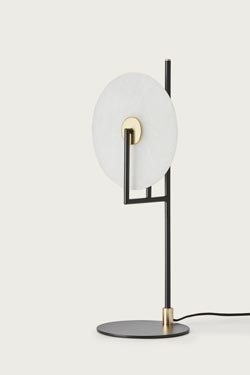 Table lamp with white alabaster diffuser Erto - Table lamps by Aromas