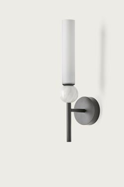 Contemporary chandelier with white marble ball Delie - Wall lights by Aromas