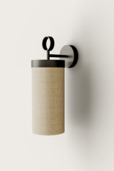 Wall lamp in natural linen Nooi - Wall lights by Aromas