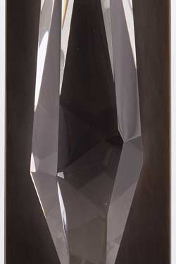 Maisie applique murale diamant et métal bronze foncé