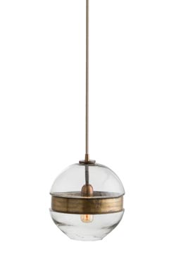 Petite suspension boule Garrison round - Suspension by Arteriors