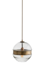 Petite suspension boule Garrison round - Suspension by Arteriors