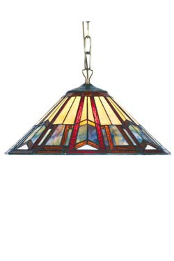 Art déco suspension 1 lumière style Tiffany  - Suspension by Artistar