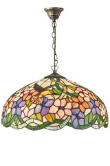 Grande suspension Tiffany Colibri pastel - Suspension by Artistar