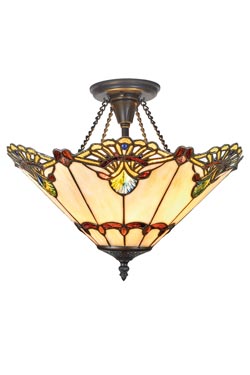 Plafonnier Tiffany Art déco - Plafonnier by Artistar