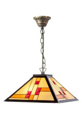 Suspension Tiffany art déco 40cm - Suspension by Artistar
