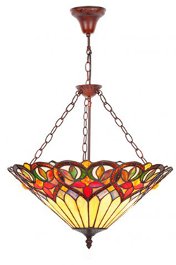Suspension Tiffany forme conique  - Plafonnier by Artistar