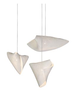Ballet white chandelier 3 lights - Chandeliers by Arturo Alvarez