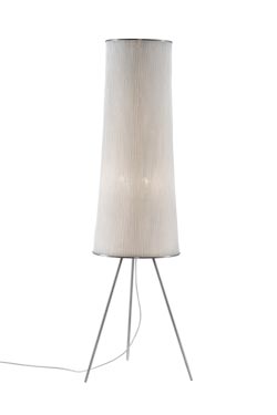 Ura white floor lamp geometric shape