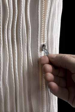 Floor lamp with cylinder pleated white fabric shade Gea