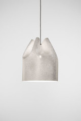 Grande et large suspension d'extérieur blanche Agasallo - Suspension d'extérieur by Arturo Alvarez
