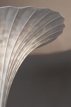 Lampadaire Design, forme végétale Africa