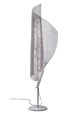 Lampadaire voile blanche Clara