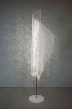Lampadaire voile blanche Clara - Lampadaire by Arturo Alvarez