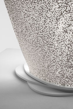 Lampe de table blanche Blossom 