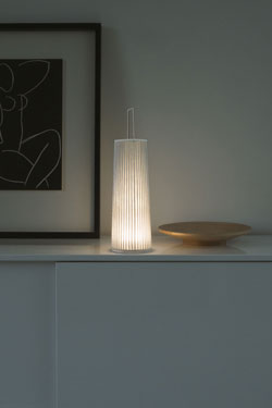 Lampe de table portable d'extérieur blanche Hipatia