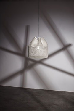 Agasallo white steel mesh pendant lamp