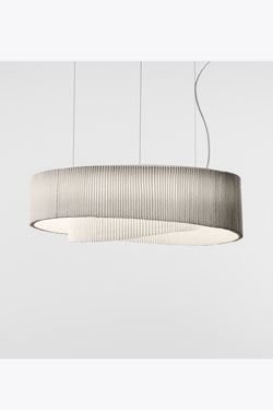 Anel white round pendant lamp
