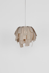 Beige Simetech fabric pendant Luisa - Pendants by Arturo Alvarez