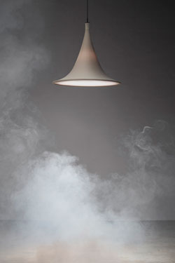 Cabana beige trumpet pendant 60cm