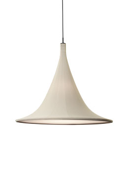 Cabana beige trumpet pendant 60cm - Pendants by Arturo Alvarez