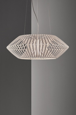 V geometric pendant light 80cm white - Pendants by Arturo Alvarez