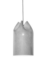 Large white steel mesh pendant Agasallo  - Pendants by Arturo Alvarez