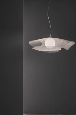 Mytilus large pendant lamp with integrated LED module